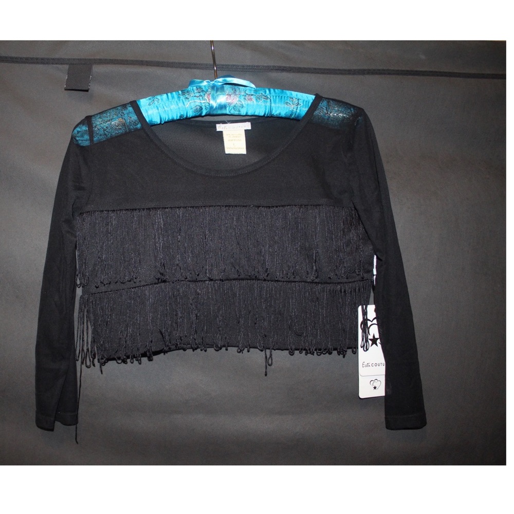 Crop Fringe Top